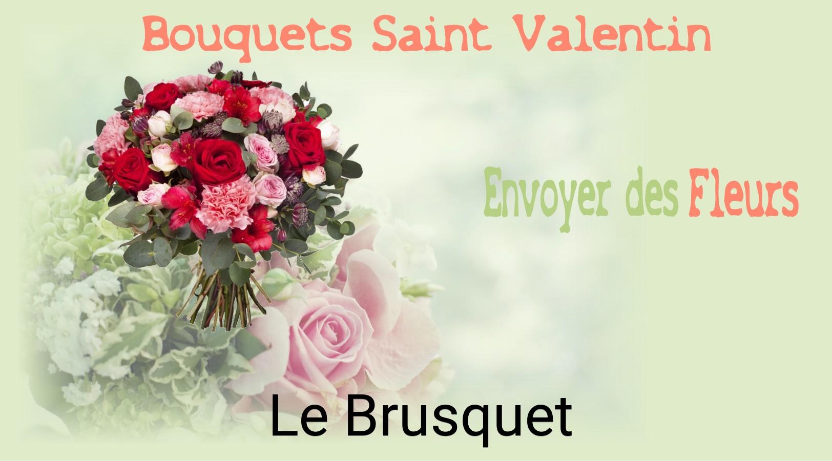 Roses de Saint-Valentin livrées à Le Brusquet